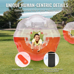Inflatable Bumper Ball 1-Pack, 5FT/1.5M Body Sumo Zorb Balls for Teen & Adult, 0.8mm Thick PVC Human Hamster Bubble Balls for Outdoor Team Gaming Play, Bumper Bopper Toys for Garden, Yard, Park