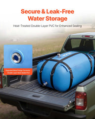 Water Storage Bladder, 132L Large Capacity TPU Soft Water Bag, Portable & Collapsible Water Storage Containers, Leakproof & Wear-Resistant RV Waters Tank for Camping Irrigation Outdoor Use