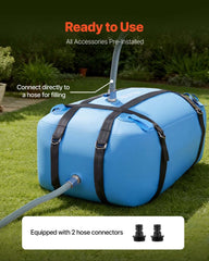 Water Storage Bladder, 132L Large Capacity TPU Soft Water Bag, Portable & Collapsible Water Storage Containers, Leakproof & Wear-Resistant RV Waters Tank for Camping Irrigation Outdoor Use