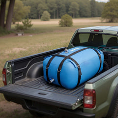 Water Storage Bladder, 132L Large Capacity TPU Soft Water Bag, Portable & Collapsible Water Storage Containers, Leakproof & Wear-Resistant RV Waters Tank for Camping Irrigation Outdoor Use