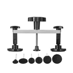 25 PCS Dent Removal Kit, Auto Body Paintless Dent Removal Tools Kit with Bridge Puller, Puller Tabs, Hot Melt Glue Gun, Glue Sticks, Dent Puller Kit for Auto Body Dents, and Other Metal Surface