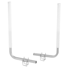 Boat Trailer Guide, 1016mm Adjustable Design Trailer Guide Poles, 2PCS High-Hardness Steel Trailer Guide-Ons, Trailer Guides with PVC Pipe Posts, for Ski Boat, Fishing Boat or Sailboat Trailer