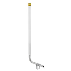 Boat Trailer Guide, 1670mm with LED Light Trailer Guide Poles, 2PCS High-Hardness Steel Guide-Ons, Wide Adjustable Trailers Guides with PVC Pipes, for Ski Boat, Fishing Boat, Sailboat Trailers