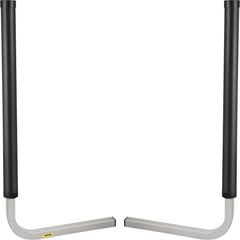 Boat Trailer Guide-ons, 2PCS Rustproof Galvanized Steel Trailer Guide ons, Trailer Guides with Black PVC Pipes, Mounting Parts Included, for Ski Boat, Fishing Boat or Sailboat Trailer