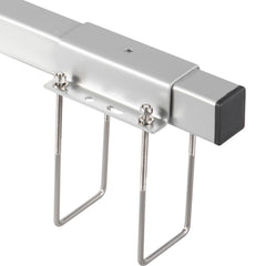 Boat Trailer Guide-ons, 2PCS Rustproof Galvanized Steel Trailer Guide ons, Trailer Guides with Black PVC Pipes, Mounting Parts Included, for Ski Boat, Fishing Boat or Sailboat Trailer