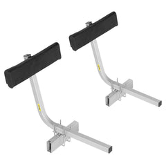 Boat Trailer Guide, 2PCS Adjustable Short Bunk Guide-Ons, Hardened Steel Trailer Guide Poles with Soft Cushion, Heavy Duty Roller Guide Design, for Ski Boat, Fishing Boat or Sailboat Trailer