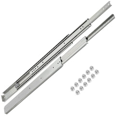 Drawer Slide Soft Close Drawer 1Pair 40" Ball Bearing Full Extension 500lb