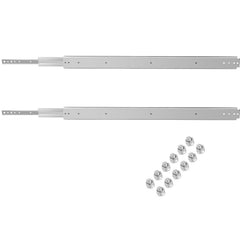 Drawer Slide Soft Close Drawer 1Pair 48" Ball Bearing Full Extension 500lb