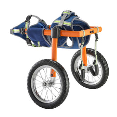 Dog Wheelchair for Back Legs, Lightweight 2 Wheels Pet Wheelchair, Height, Width & Length Adjustable, Dog Cart with Shock-Absorbing Wheels, for Injured, Disabled Dogs 21.7-39.9 kg, Large