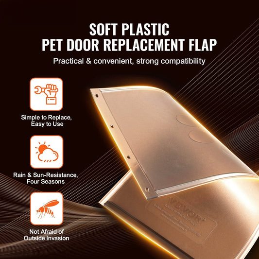 Pet Door Replacement Flap 20.96 x 31.12 cm Compatible with Pet Door