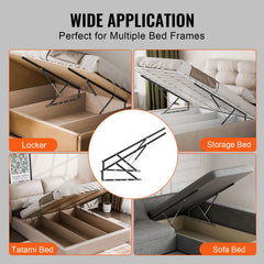 Bed Lift 59x71 in Compatible Bed Size 154 lbs Load DIY Wall Bed Hardware