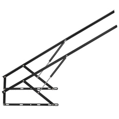 Bed Lift, 1500x2000mm Compatible Extra-large Size 140kg Load Bearing, DIY Wall Bed Mechanical Hardware Kit Vertical Deluxe, Pneumatic Lever Heavy Duty Support, Folding for Guestroom