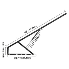 Bed Lift 59x79 in Compatible Bed Size 265 lbs Load DIY Wall Bed Hardware