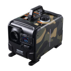 8KW Diesel Heater, 12V/24V All in One Diesel Air Heater, Bluetooth APP Control, Remote Control and Display Screen, CO Alarm, Fast Heating Horizontal Portable Diesel Heater for Vehicles, Garage