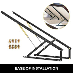 48" Bed Lift Hydraulic Mechanisms Kits For Sofa Bed Oriented Hardware Box