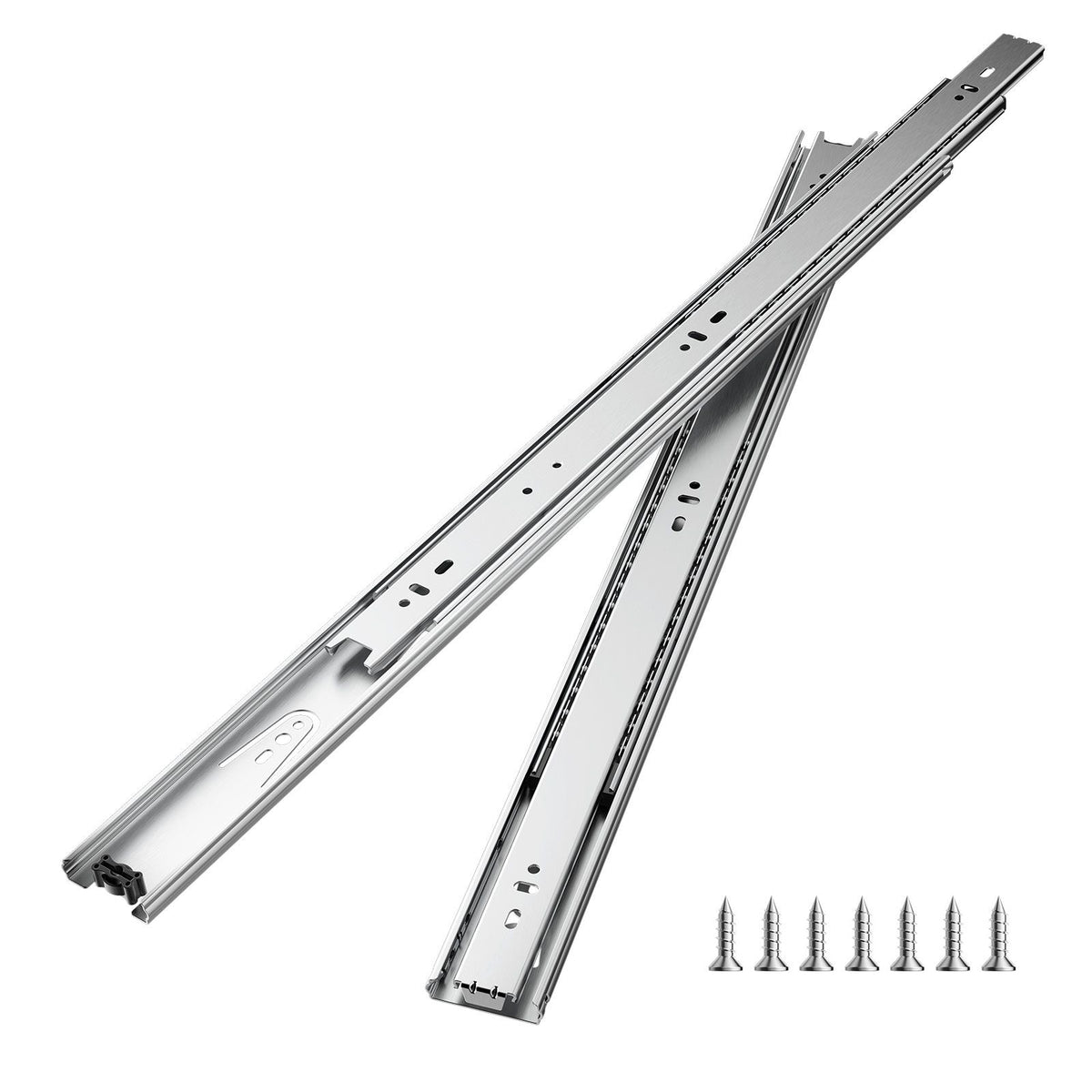 Drawer Cabinet Slides Side Mount 22 inch 10 Pairs 100 LB Load Replacement