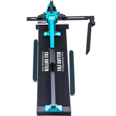 Tile Cutter 47in Cutting Tool w/ Laser Guide Single Rail Double Brackets