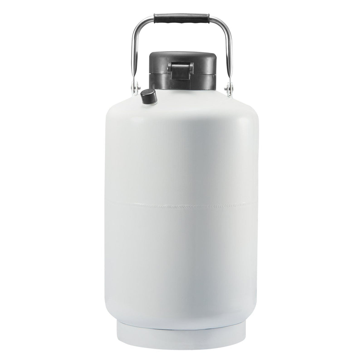 Liquid Nitrogen Tank, 10 L Aluminum Alloy Liquid Nitrogen Container, LN2 Tank Dewar with 6 Canisters and Carry Bag with Straps, Cryogenic Tank for Beauty Industry, Semen Preservation, Scientific
