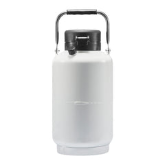 Liquid Nitrogen Tank, 3 L Aluminum Alloy Liquid Nitrogen Container, LN2 Tank Dewar with 6 Canisters and Carry Bag with Straps, Cryogenic Tank for Beauty Industry, Semen Preservation, Scientific
