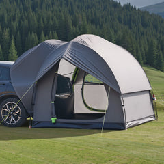 SUV Tent for Camping, 8FT L x 8FT W, Waterproof PU2000mm Spacious Double Layer Design for 5-8 Person, SUV Camping Tent with Mesh Windows, Includes Rainfly & Storage Bag, for Outdoor Activities