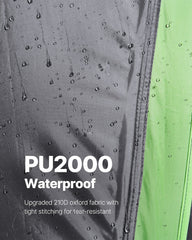 Truck Tent 5.5-6.0ft Waterproof PU2000 Truck Bed Camping Tent 2-3 Person