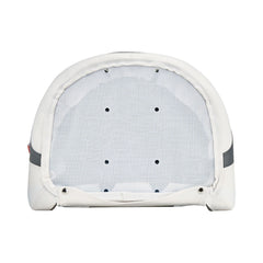 Boat Seat, High Backrest, Flip Up Boat Seat Captain Bucket Seat with Thickened Sponge Cushion & Waterproof PVC Leather, Ergonomic Design, Folding Boat Seat for Boats, Yachts, Ships, White & Grey