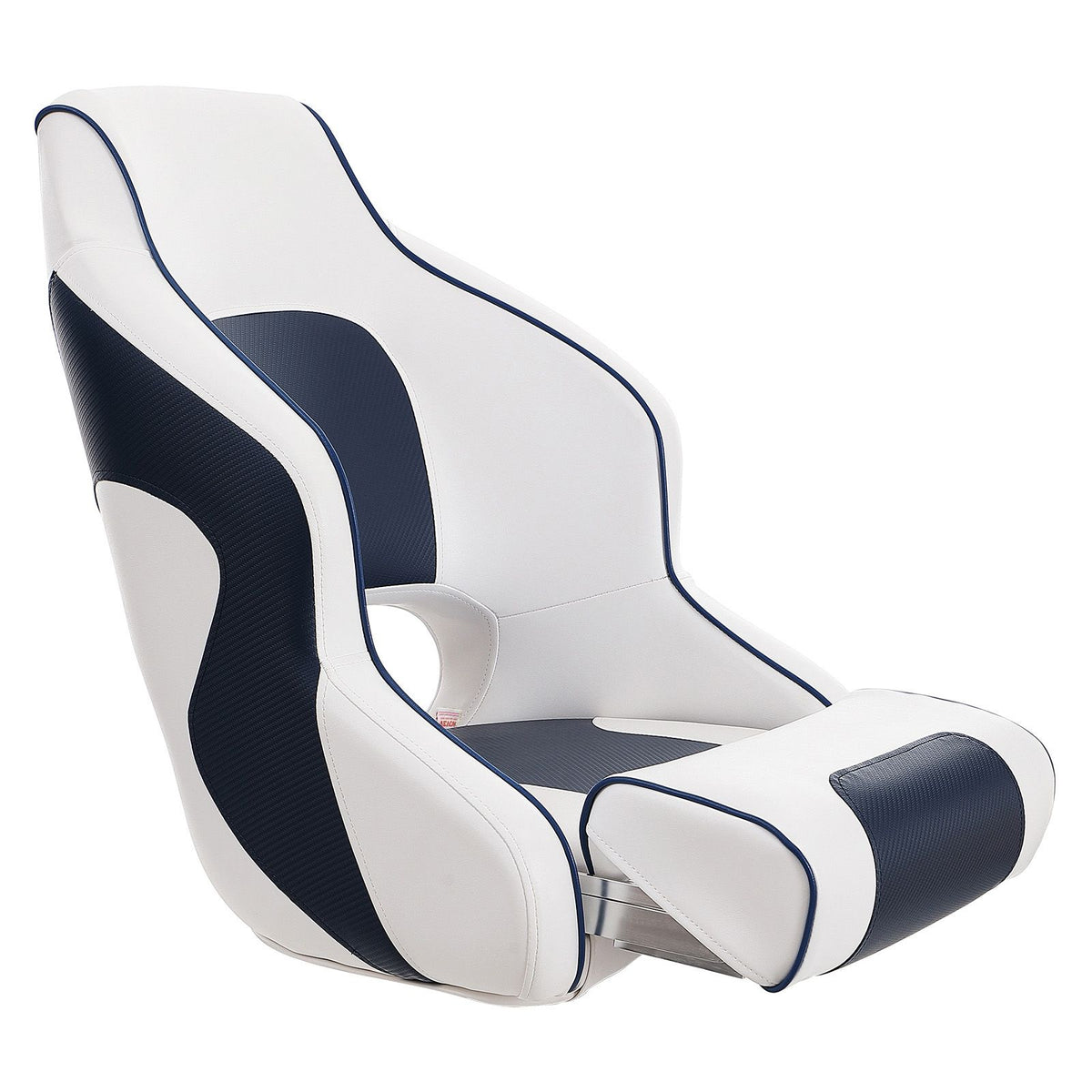 Captain Bucket Seat Boat Seat, Flip Up Boat Seat, with Thickened Sponge Padding, Flip-up Bolster Boat Captain Chair for Fishing Boat, Sightseeing Boat, Speedboat, Canoe, 1-Piece