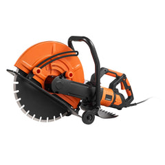 Electric Concrete Saw, 16 in, 2800 W 15 A Motor Circular Saw Cutter with Max. 6 in Adjustable Cutting Depth, Wet Disk Saw Cutter Includes Water Line, Pump and Blade, for Stone, Brick