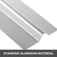 PEX Heat Transfer Plates, 200 pcs Box Radiant Heat Transfer Plates, 2ft Aluminum PEX Heat Transfer Plates, 1.27 cm Heat Transfer Plates Designed for PEX Tubing