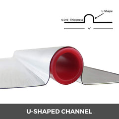 Radiant Floor Heat Transfer Plates 4' 50 pcs Omega Aluminum for 1/2" PEX