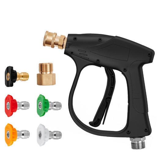 1/4'' High Pressure Washer Gun 4350PSI Power Wash Foam Spray w/ Nozzle