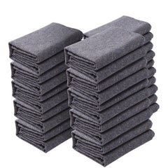 Moving Blankets, 1829 x 1372 mm, 12 kg/dz Weight, 12 Pack, Professional Recycled Cotton Packing Blanket, Large Heavy Duty Shipping Mover Pads Perfect for Protecting Furniture, Floors, Appliances