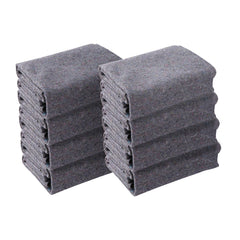 Moving Blankets, 1829 x 1372 mm, 12 kg/dz Weight, 12 Pack, Professional Recycled Cotton Packing Blanket, Large Heavy Duty Shipping Mover Pads Perfect for Protecting Furniture, Floors, Appliances