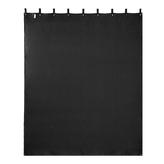 2 Pack Sound Dampening Blankets, 2438 x 2032 mm, Extra Large Soundproof Blanket with Grommets, Studio Grommeted Blanket with Cotton Filling, for Window, Door, Light Blocker, Music Recording