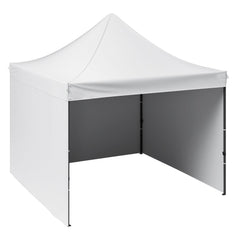 Pop Up Canopy Tent Outdoor Gazebo Tent 10x10FT with Sidewalls & Bag White