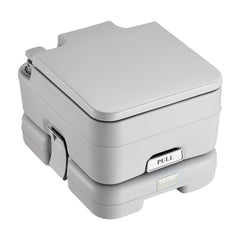 Portable Toilet for Camping with Carry Bag, RV Toilet with 3.2 Gal Waste Tank, Push-Button Pressurized Flush Commode, Leak-proof and Odourless Travel Toilet for Adults Kids Camping Car