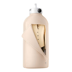 Portable Clothes Dryer, Clothes Dryer with Dryer Bag, PTC Heating & LED Display, Foldable Mini Dryer with 5-H Timer for Apartments, Dorms, RVs, or Hotels, 600W, Beige