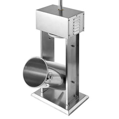 Electric Sausage Stuffer, 33 LBS / 15 L Vertical Meat Stuffer, Stepless Speed Control and Foot Pedal, Stainless Steel Heavy Duty Sausage Filler with 4 Stuffing Tubes, for Commercial & Home Use