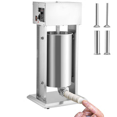 Electric Sausage Stuffer 15L Variable Speed Sausage Maker Stainless Steel