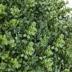 Artificial Topiary Boxwood Trees with Ground Spike, 2 Set 559mm Faux Shrubs & Bushes Potted Plants, Fake Silk Tree Look Real for Decor Front Porch Outdoor Indoor Patio Garden Balcony Backyard