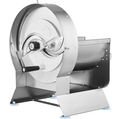 Electric Vegetable Slicer, 0-0.5"/0-12mm Thickness Adjustable Commercial Slicer Machine, Convertible to Manual, Stainless Steel Food Cutter Slicing Machine, Large Feed Port for Potato, Tomato