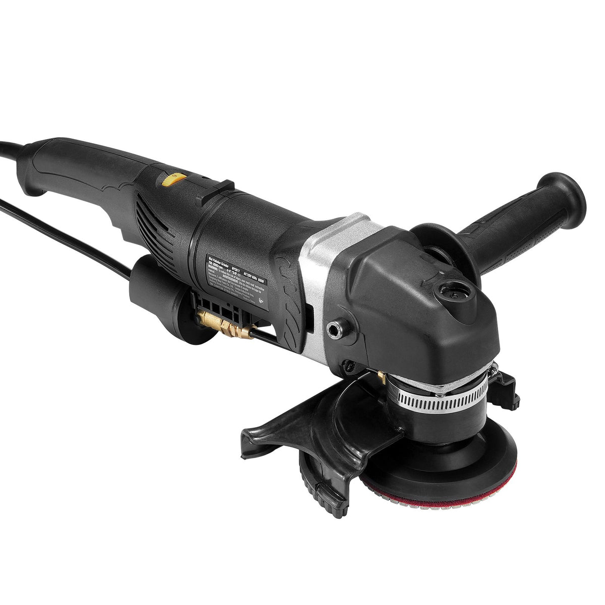 Wet Stone Polisher 4-Inch 800W Electric Concrete Polisher 6 Speed 7 Pads