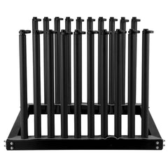 Windshield Rack 9-Lite, Windshield Truck Rack Steel, Windshield Glass Rack 24-Inch Height, Windshield Rack for Truck with PVC Pad & Foam Padding, Glass Rack for Truck, for Glass Transportation