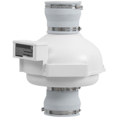 4" to 4.5" Radon Mitigation Fan System Kit Quiet 190 CFM Inline Duct Fan