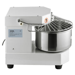 Commercial Dough Food Mixer, 8L Large Capacity Stainless Steel Mixer with Bowel, Hook, Shield, Reset Button, 450W Tilt-Head Kitchen Dough Mixers for Cake, Cream, Egg Fluid, Fillings