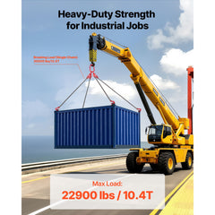 Chain Sling, 10mm x 3 m Lifting Chains with 4 Leg Grab Hooks, Heavy Duty G80 Alloy Steel Lifting Sling, 10.4 Ton Capacity, Adjustable Engine Chain Hoist Lifts for Cargo Security Towing