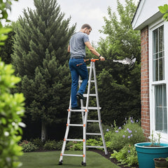 Telescoping Ladder A Frame 20 FT Extension Multi-Function for Homework