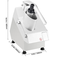 Food Processor & Vegetable Chopper w/ 6 Blades Food-Grade Stainless Steel