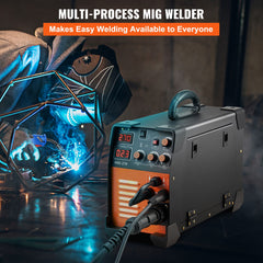 Mig Welder Welding Machine MIG-270 MIG MMA TIG IGBT DC Inverter Welder Digital Display