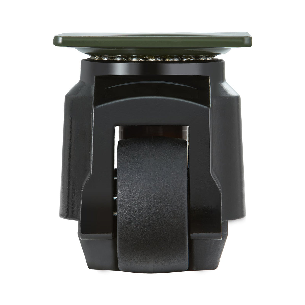 Leveling Casters, Set of 4, 1000 kg Total Load Capacity, 63.5 mm, Heavy Duty with Upgraded Handle Design, 360 Degree Swivel Caster Wheels, Adjustable Casters with Feet for Workbench, Machine